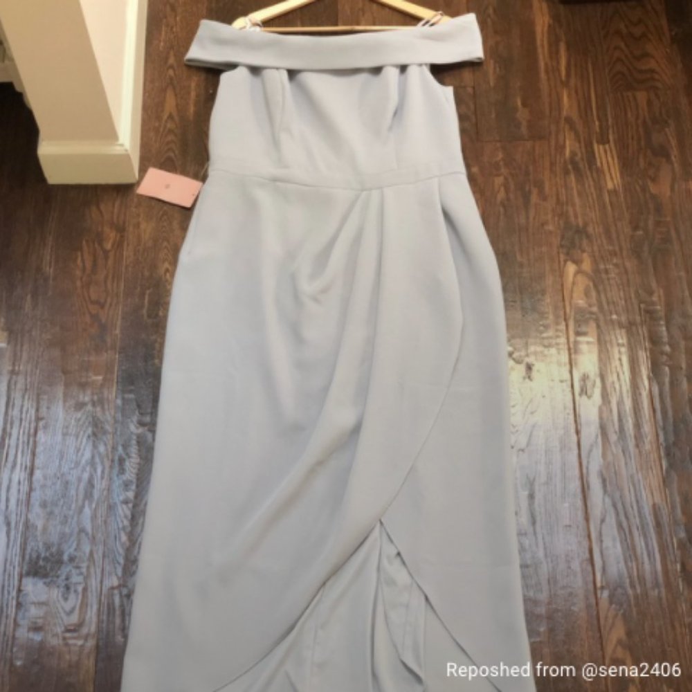 NWT Thompson off-the-shoulder dress BHLDN
